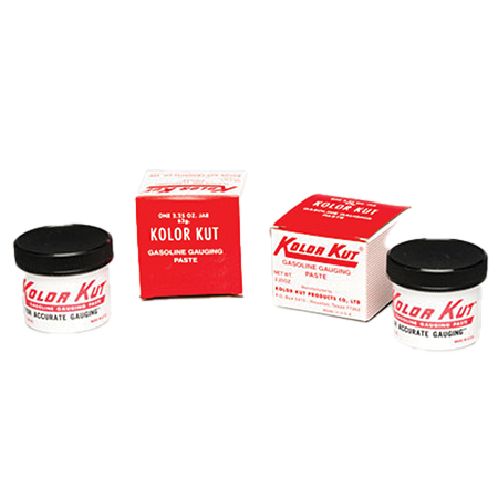 Gasoline gauging paste